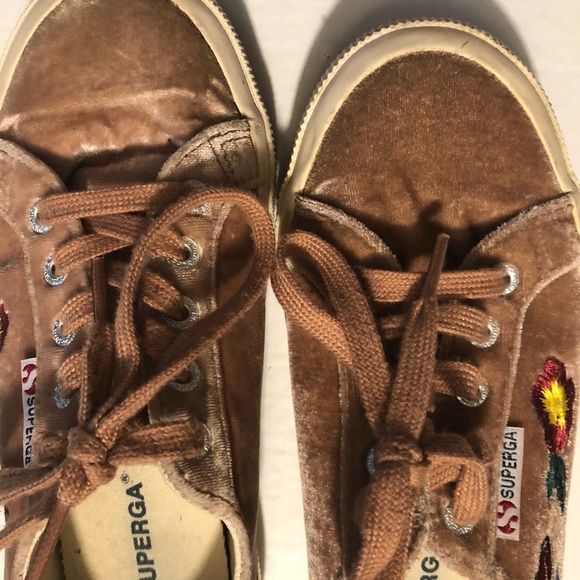 Superga floral print sneakers size 6 1/2 - Picture 6 of 16
